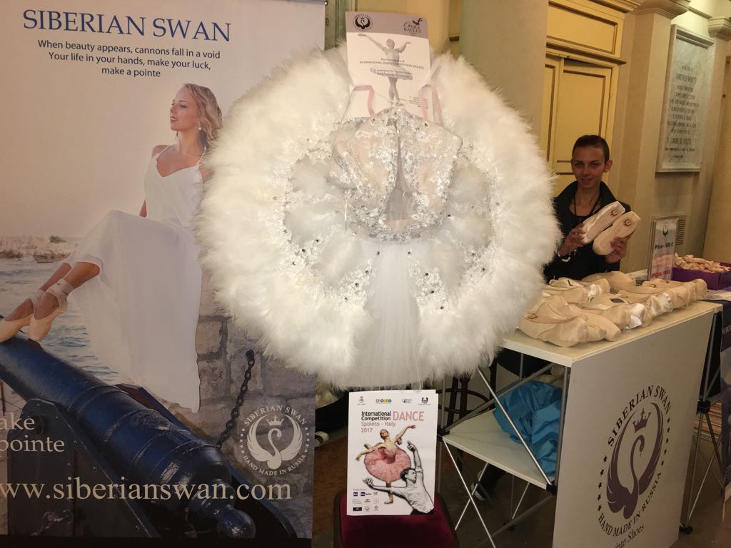 Siberian Swan in Italy sponsor of ballet competition