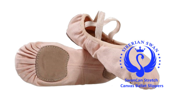 SwanCan Stretch Canvas Ballet Slipper - Image 5